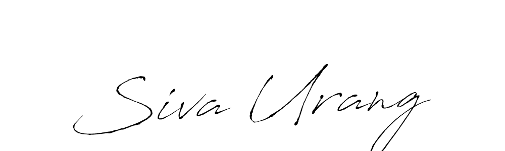 The best way (Antro_Vectra) to make a short signature is to pick only two or three words in your name. The name Siva Urang include a total of six letters. For converting this name. Siva Urang signature style 6 images and pictures png