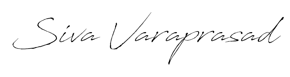 A timeless handwritten aesthetic for Siva Varaprasad. The Antro_Vectra font gives your signature a handcrafted feel with natural curves. Siva Varaprasad signature style 6 images and pictures png