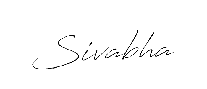 Design your own signature with our free online signature maker. With this signature software, you can create a handwritten (Antro_Vectra) signature for name Sivabha. Sivabha signature style 6 images and pictures png