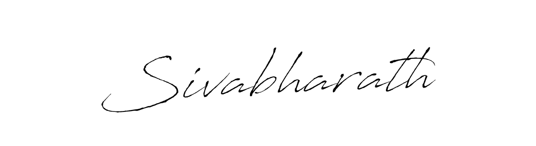How to make Sivabharath signature? Antro_Vectra is a professional autograph style. Create handwritten signature for Sivabharath name. Sivabharath signature style 6 images and pictures png