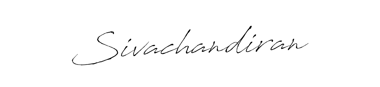 How to make Sivachandiran name signature. Use Antro_Vectra style for creating short signs online. This is the latest handwritten sign. Sivachandiran signature style 6 images and pictures png