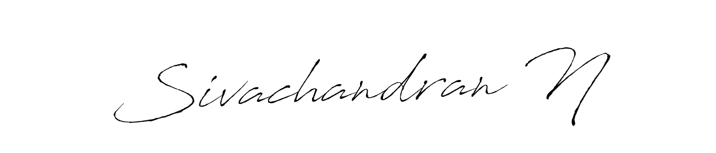 Sivachandran N stylish signature style. Best Handwritten Sign (Antro_Vectra) for my name. Handwritten Signature Collection Ideas for my name Sivachandran N. Sivachandran N signature style 6 images and pictures png