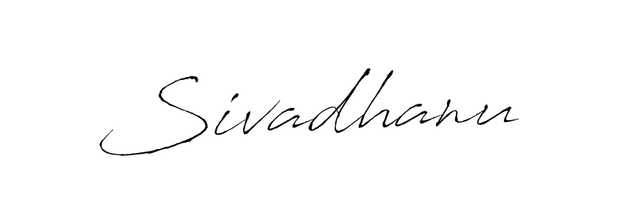 The best way (Antro_Vectra) to make a short signature is to pick only two or three words in your name. The name Sivadhanu include a total of six letters. For converting this name. Sivadhanu signature style 6 images and pictures png