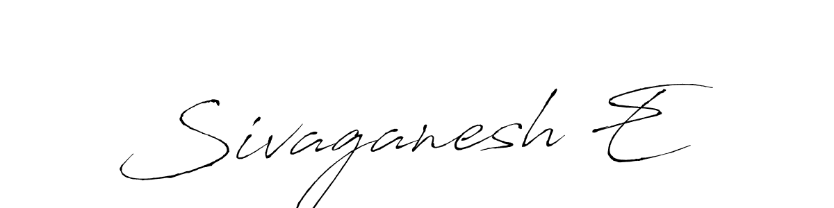 Also we have Sivaganesh E name is the best signature style. Create professional handwritten signature collection using Antro_Vectra autograph style. Sivaganesh E signature style 6 images and pictures png