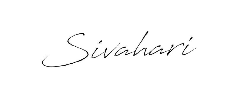 Create a beautiful signature design for name Sivahari. With this signature (Antro_Vectra) fonts, you can make a handwritten signature for free. Sivahari signature style 6 images and pictures png