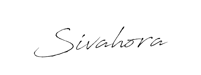How to make Sivahora signature? Antro_Vectra is a professional autograph style. Create handwritten signature for Sivahora name. Sivahora signature style 6 images and pictures png