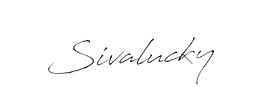 Also we have Sivalucky name is the best signature style. Create professional handwritten signature collection using Antro_Vectra autograph style. Sivalucky signature style 6 images and pictures png