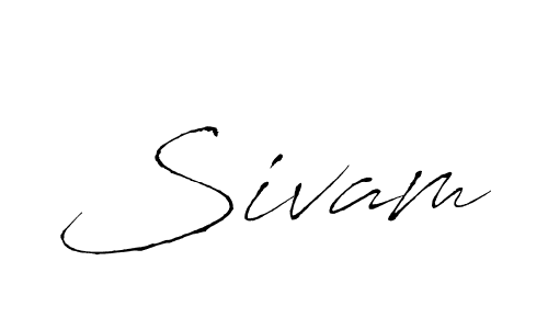 You should practise on your own different ways (Antro_Vectra) to write your name (Sivam) in signature. don't let someone else do it for you. Sivam signature style 6 images and pictures png