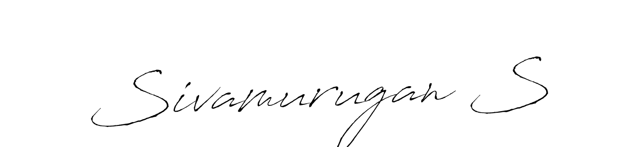 It looks lik you need a new signature style for name Sivamurugan S. Design unique handwritten (Antro_Vectra) signature with our free signature maker in just a few clicks. Sivamurugan S signature style 6 images and pictures png