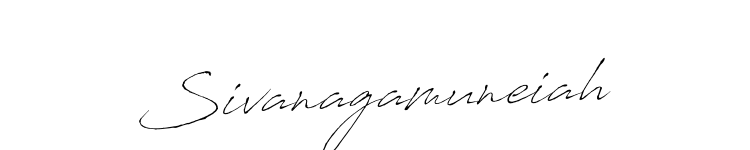 Create a beautiful signature design for name Sivanagamuneiah. With this signature (Antro_Vectra) fonts, you can make a handwritten signature for free. Sivanagamuneiah signature style 6 images and pictures png