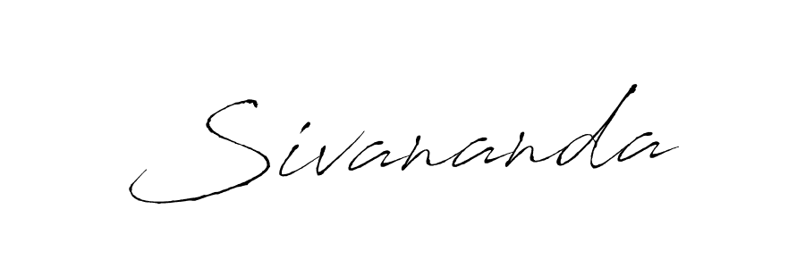 Make a beautiful signature design for name Sivananda. With this signature (Antro_Vectra) style, you can create a handwritten signature for free. Sivananda signature style 6 images and pictures png