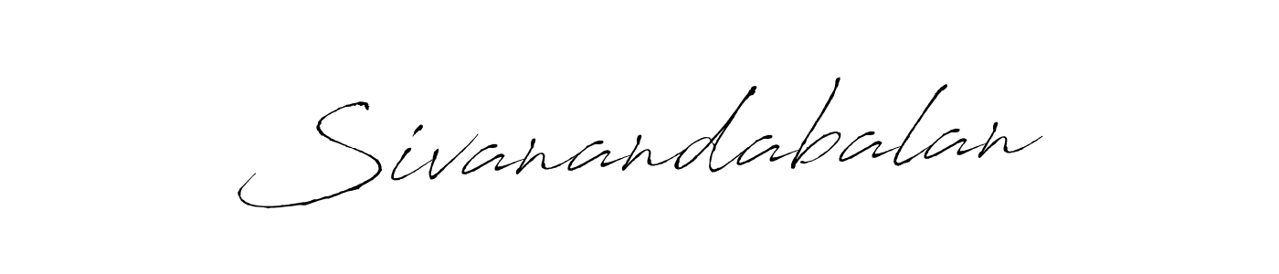 Create a beautiful signature design for name Sivanandabalan. With this signature (Antro_Vectra) fonts, you can make a handwritten signature for free. Sivanandabalan signature style 6 images and pictures png