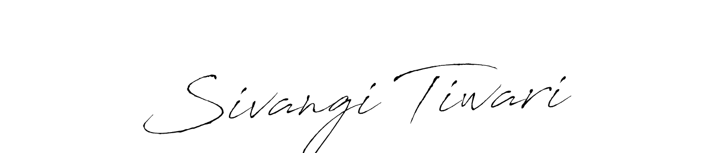 You should practise on your own different ways (Antro_Vectra) to write your name (Sivangi Tiwari) in signature. don't let someone else do it for you. Sivangi Tiwari signature style 6 images and pictures png