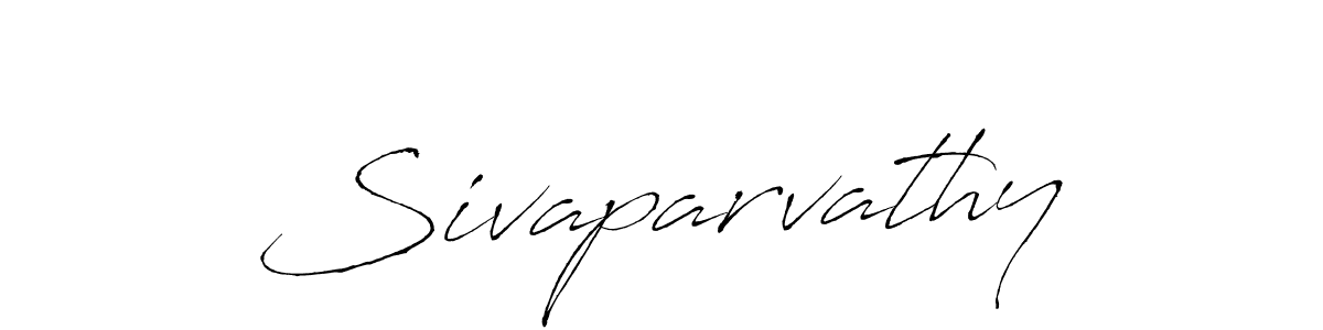 How to make Sivaparvathy name signature. Use Antro_Vectra style for creating short signs online. This is the latest handwritten sign. Sivaparvathy signature style 6 images and pictures png