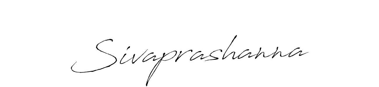 Also we have Sivaprashanna name is the best signature style. Create professional handwritten signature collection using Antro_Vectra autograph style. Sivaprashanna signature style 6 images and pictures png