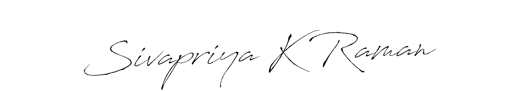 if you are searching for the best signature style for your name Sivapriya K Raman. so please give up your signature search. here we have designed multiple signature styles  using Antro_Vectra. Sivapriya K Raman signature style 6 images and pictures png