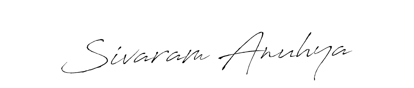 Also You can easily find your signature by using the search form. We will create Sivaram Anuhya name handwritten signature images for you free of cost using Antro_Vectra sign style. Sivaram Anuhya signature style 6 images and pictures png