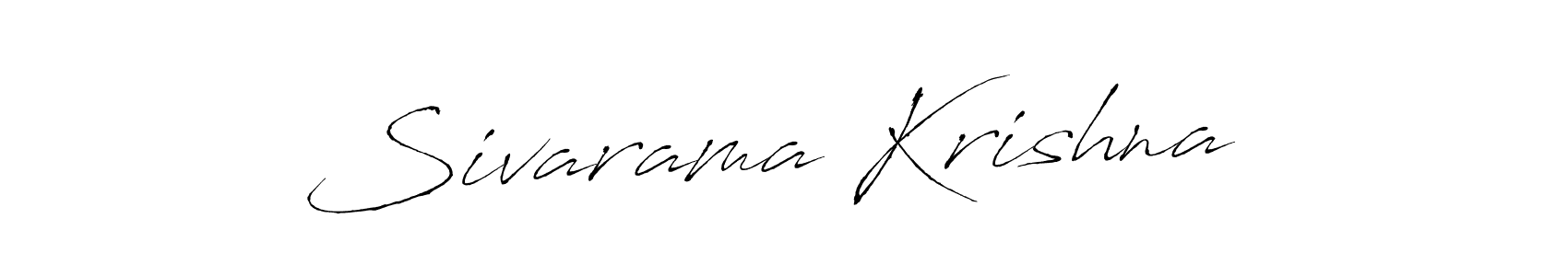 How to make Sivarama Krishna  name signature. Use Antro_Vectra style for creating short signs online. This is the latest handwritten sign. Sivarama Krishna  signature style 6 images and pictures png