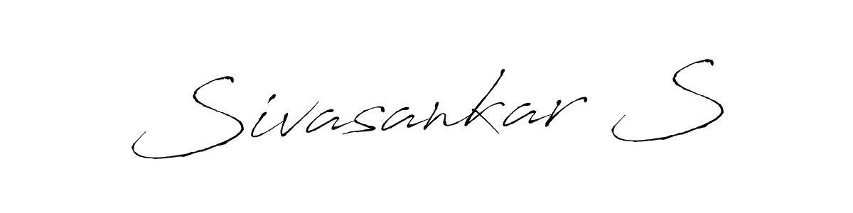 Sivasankar S stylish signature style. Best Handwritten Sign (Antro_Vectra) for my name. Handwritten Signature Collection Ideas for my name Sivasankar S. Sivasankar S signature style 6 images and pictures png