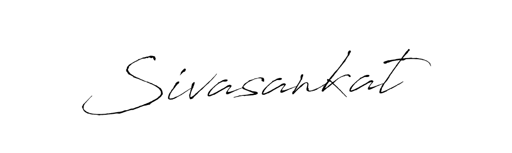 You should practise on your own different ways (Antro_Vectra) to write your name (Sivasankat) in signature. don't let someone else do it for you. Sivasankat signature style 6 images and pictures png