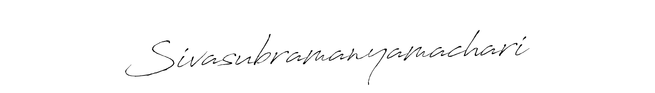 Sivasubramanyamachari stylish signature style. Best Handwritten Sign (Antro_Vectra) for my name. Handwritten Signature Collection Ideas for my name Sivasubramanyamachari. Sivasubramanyamachari signature style 6 images and pictures png