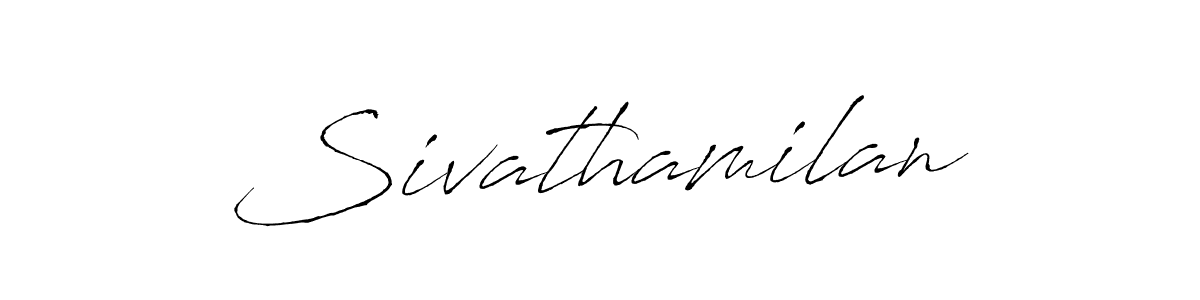 Create a beautiful signature design for name Sivathamilan. With this signature (Antro_Vectra) fonts, you can make a handwritten signature for free. Sivathamilan signature style 6 images and pictures png