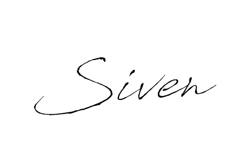 The best way (Antro_Vectra) to make a short signature is to pick only two or three words in your name. The name Siven include a total of six letters. For converting this name. Siven signature style 6 images and pictures png