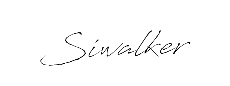 How to make Siwalker signature? Antro_Vectra is a professional autograph style. Create handwritten signature for Siwalker name. Siwalker signature style 6 images and pictures png