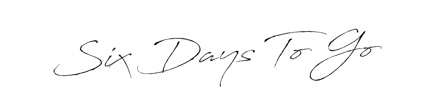 Here are the top 10 professional signature styles for the name Six Days To Go. These are the best autograph styles you can use for your name. Six Days To Go signature style 6 images and pictures png