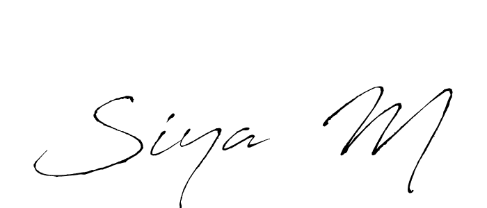 if you are searching for the best signature style for your name Siya  M. so please give up your signature search. here we have designed multiple signature styles  using Antro_Vectra. Siya  M signature style 6 images and pictures png