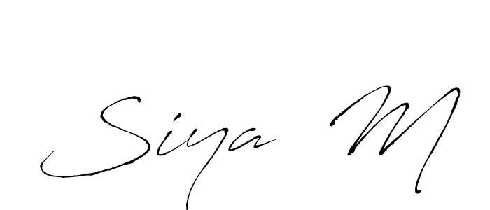 Make a beautiful signature design for name Siya  M. Use this online signature maker to create a handwritten signature for free. Siya  M signature style 6 images and pictures png