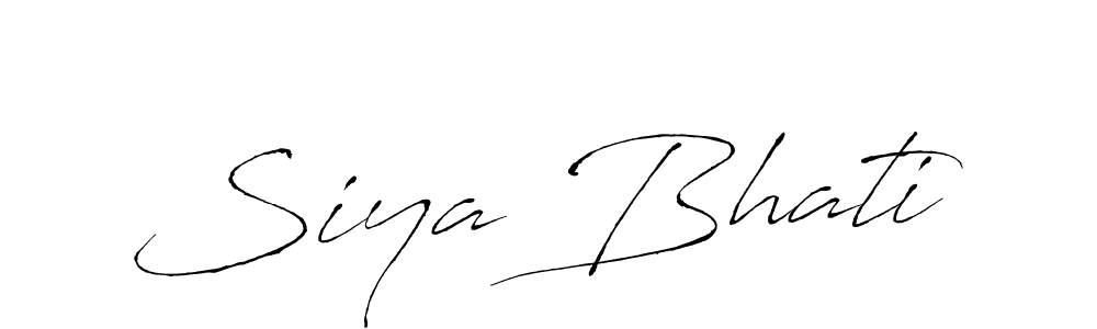 The best way (Antro_Vectra) to make a short signature is to pick only two or three words in your name. The name Siya Bhati include a total of six letters. For converting this name. Siya Bhati signature style 6 images and pictures png