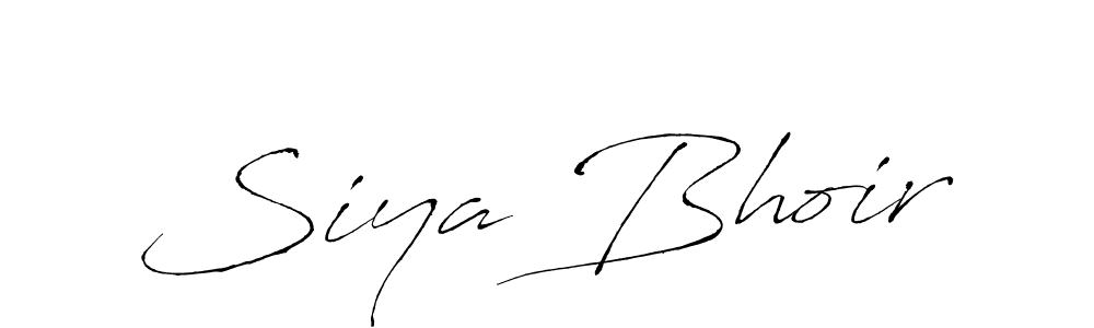 Use a signature maker to create a handwritten signature online. With this signature software, you can design (Antro_Vectra) your own signature for name Siya Bhoir. Siya Bhoir signature style 6 images and pictures png