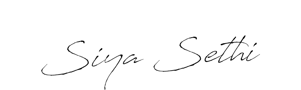 if you are searching for the best signature style for your name Siya Sethi. so please give up your signature search. here we have designed multiple signature styles  using Antro_Vectra. Siya Sethi signature style 6 images and pictures png