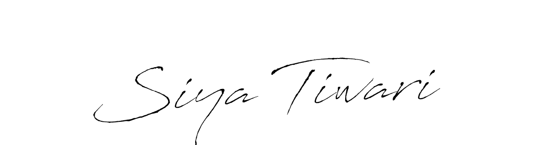 Siya Tiwari stylish signature style. Best Handwritten Sign (Antro_Vectra) for my name. Handwritten Signature Collection Ideas for my name Siya Tiwari. Siya Tiwari signature style 6 images and pictures png