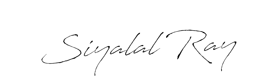 Design your own signature with our free online signature maker. With this signature software, you can create a handwritten (Antro_Vectra) signature for name Siyalal Ray. Siyalal Ray signature style 6 images and pictures png