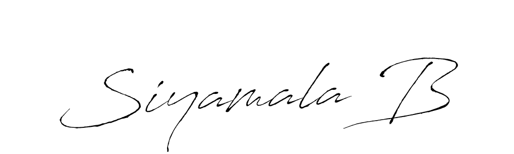 Similarly Antro_Vectra is the best handwritten signature design. Signature creator online .You can use it as an online autograph creator for name Siyamala B. Siyamala B signature style 6 images and pictures png