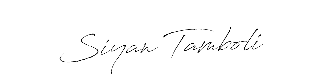 You can use this online signature creator to create a handwritten signature for the name Siyan Tamboli. This is the best online autograph maker. Siyan Tamboli signature style 6 images and pictures png