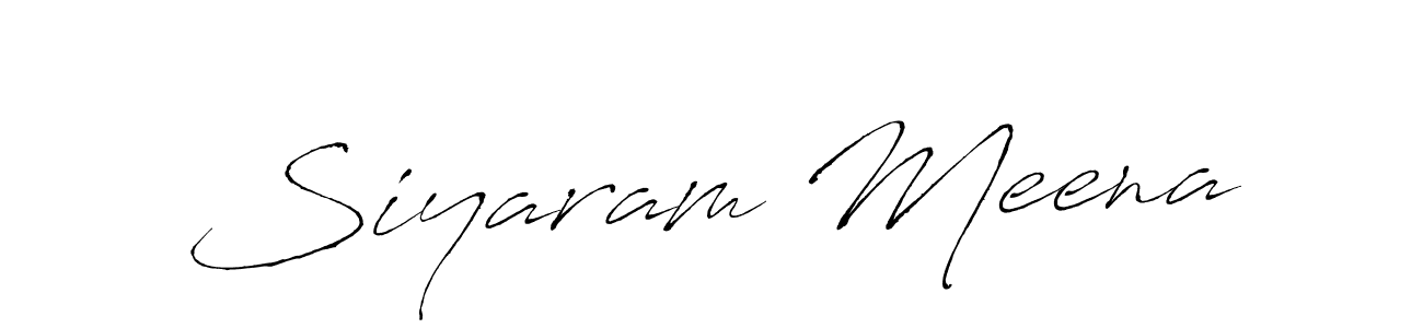 Antro_Vectra is a professional signature style that is perfect for those who want to add a touch of class to their signature. It is also a great choice for those who want to make their signature more unique. Get Siyaram Meena name to fancy signature for free. Siyaram Meena signature style 6 images and pictures png