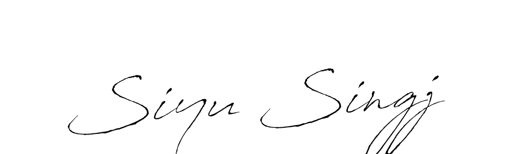 Also we have Siyu Singj name is the best signature style. Create professional handwritten signature collection using Antro_Vectra autograph style. Siyu Singj signature style 6 images and pictures png