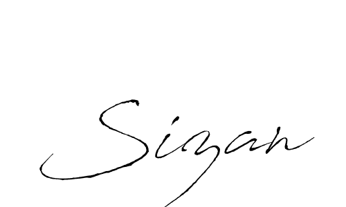 Best and Professional Signature Style for Sizan. Antro_Vectra Best Signature Style Collection. Sizan signature style 6 images and pictures png