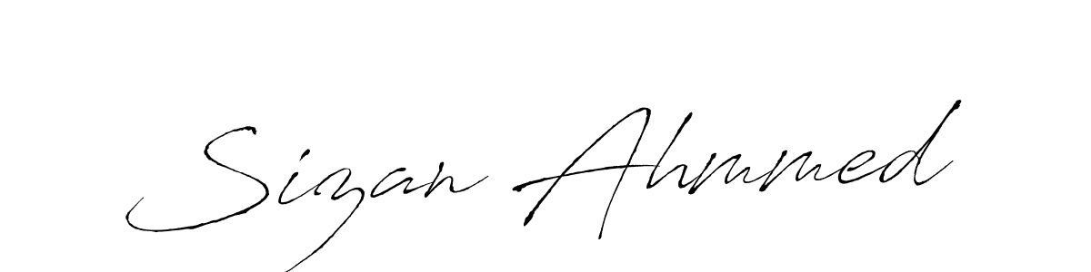 You can use this online signature creator to create a handwritten signature for the name Sizan Ahmmed. This is the best online autograph maker. Sizan Ahmmed signature style 6 images and pictures png