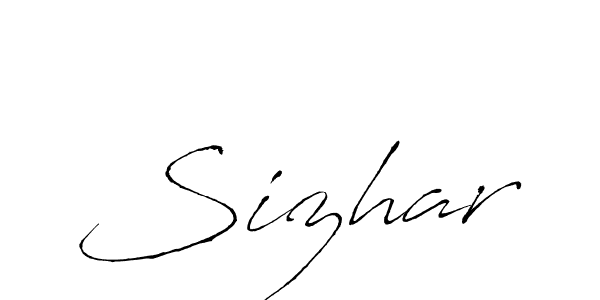 if you are searching for the best signature style for your name Sizhar. so please give up your signature search. here we have designed multiple signature styles  using Antro_Vectra. Sizhar signature style 6 images and pictures png