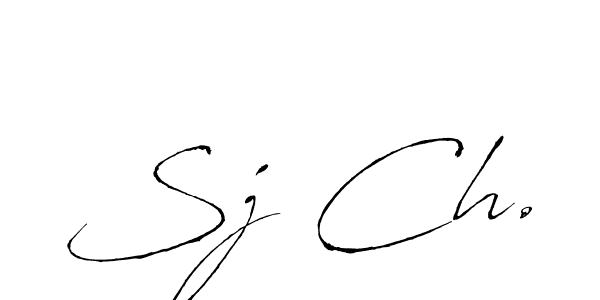 if you are searching for the best signature style for your name Sj Ch.. so please give up your signature search. here we have designed multiple signature styles  using Antro_Vectra. Sj Ch. signature style 6 images and pictures png