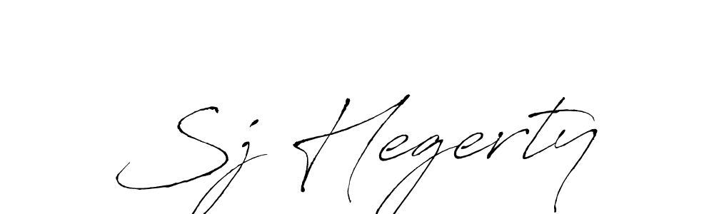 Design your own signature with our free online signature maker. With this signature software, you can create a handwritten (Antro_Vectra) signature for name Sj Hegerty. Sj Hegerty signature style 6 images and pictures png