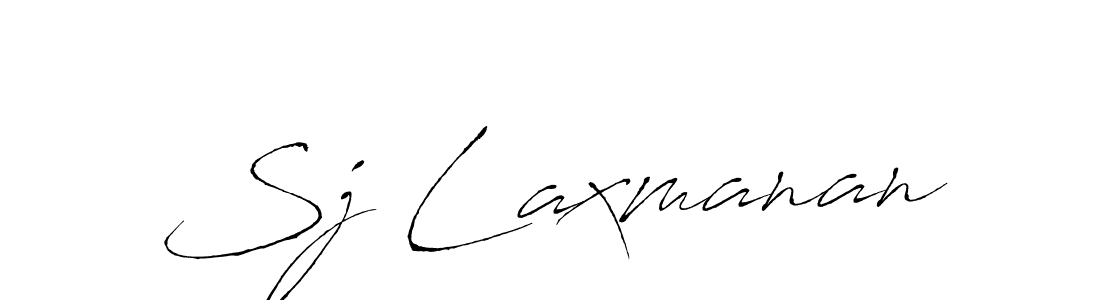 Similarly Antro_Vectra is the best handwritten signature design. Signature creator online .You can use it as an online autograph creator for name Sj Laxmanan. Sj Laxmanan signature style 6 images and pictures png