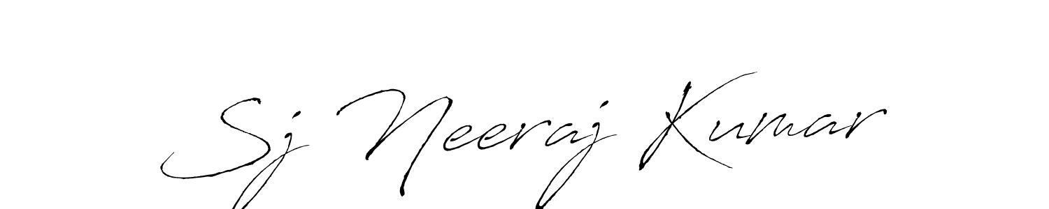 The best way (Antro_Vectra) to make a short signature is to pick only two or three words in your name. The name Sj Neeraj Kumar include a total of six letters. For converting this name. Sj Neeraj Kumar signature style 6 images and pictures png