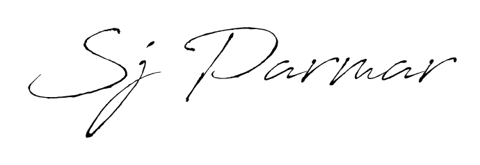 Also You can easily find your signature by using the search form. We will create Sj Parmar name handwritten signature images for you free of cost using Antro_Vectra sign style. Sj Parmar signature style 6 images and pictures png