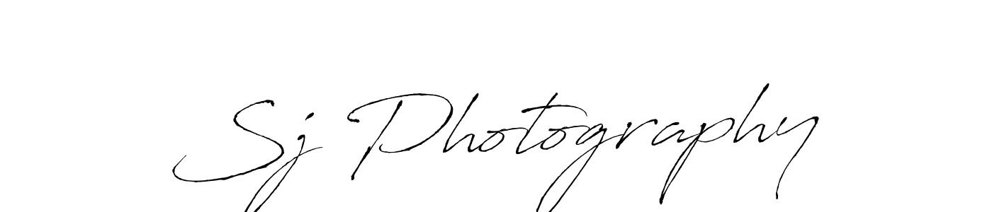 Make a beautiful signature design for name Sj Photography. With this signature (Antro_Vectra) style, you can create a handwritten signature for free. Sj Photography signature style 6 images and pictures png
