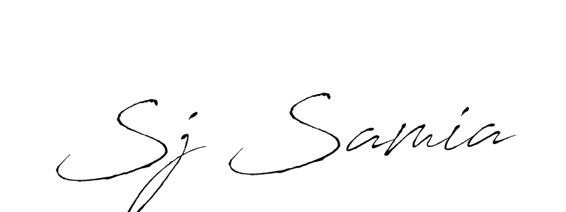 Also You can easily find your signature by using the search form. We will create Sj Samia name handwritten signature images for you free of cost using Antro_Vectra sign style. Sj Samia signature style 6 images and pictures png